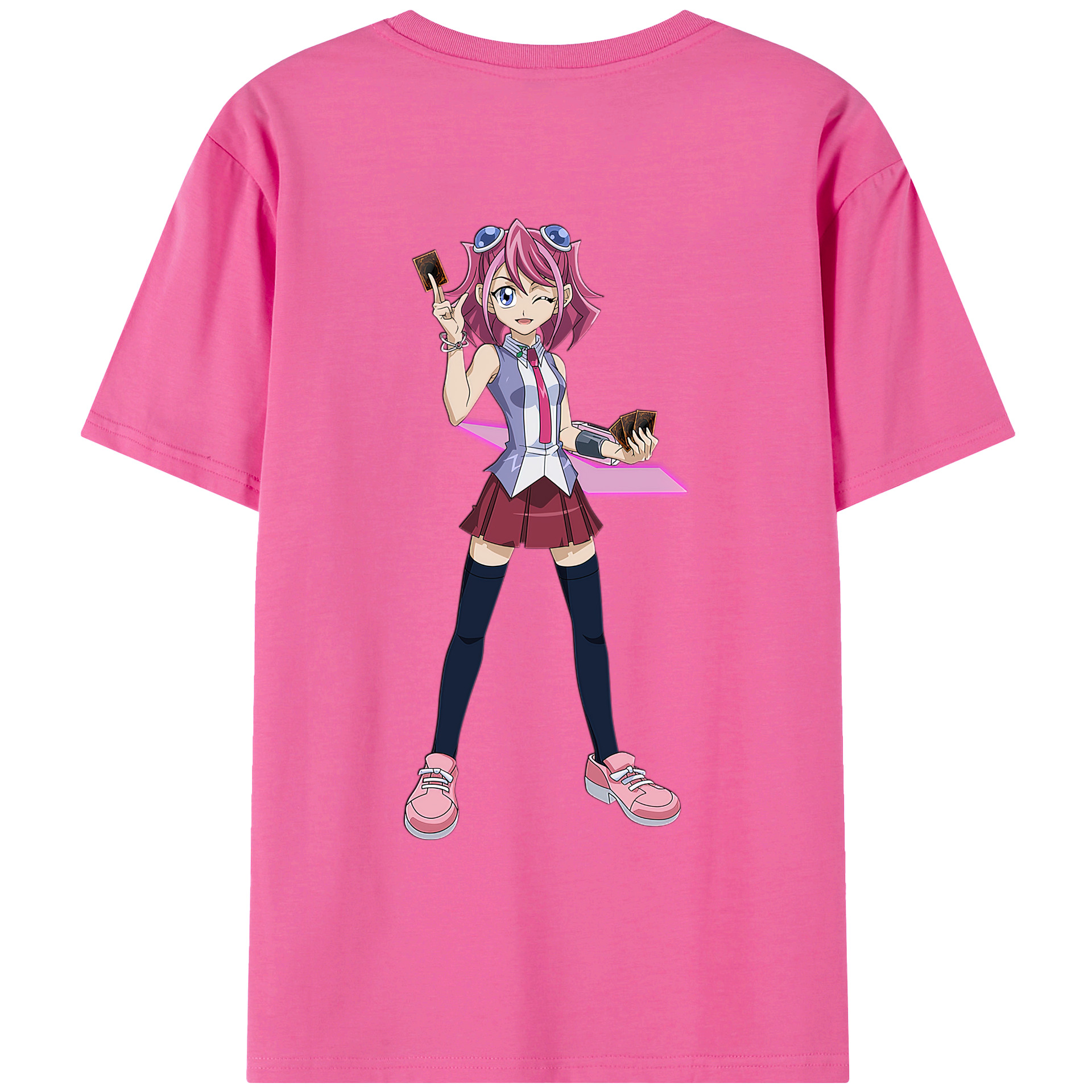 （画像用） 遊☆戯☆王 Yu-Gi-Oh! レディース半袖Tシャツ(バックプリント)